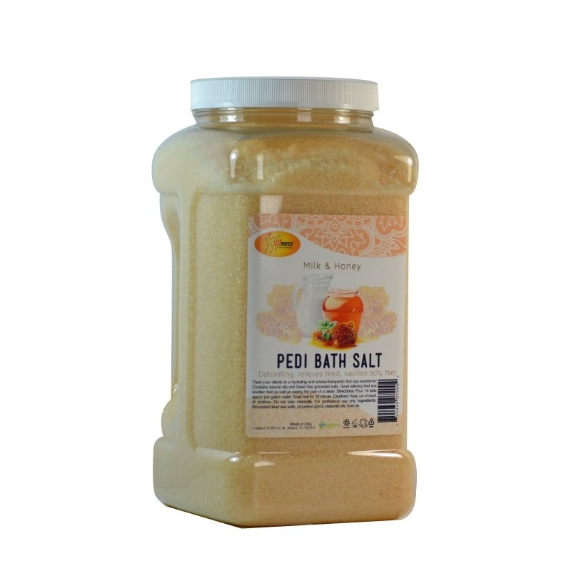 Spa Redi Fine Bath Salts Milk & Honey, 3.785 Litre