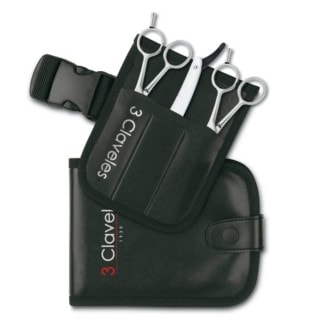 3Claveles Skool Classic Set: Scissor, Thinner, Razor, Blades & Pouch