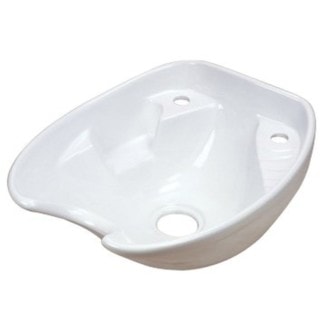 Basin Ceramic 020, Large Waste Hole, White