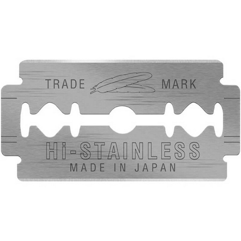 Feather New Hi-Stainless Double Edged Blades, 10/Pack - Image 2