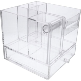 Cosmetics Organiser Crystal Rectangular with Drawer