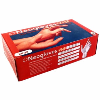 Gloves Vinyl Powder-Free, Large, Clear, 100/Box