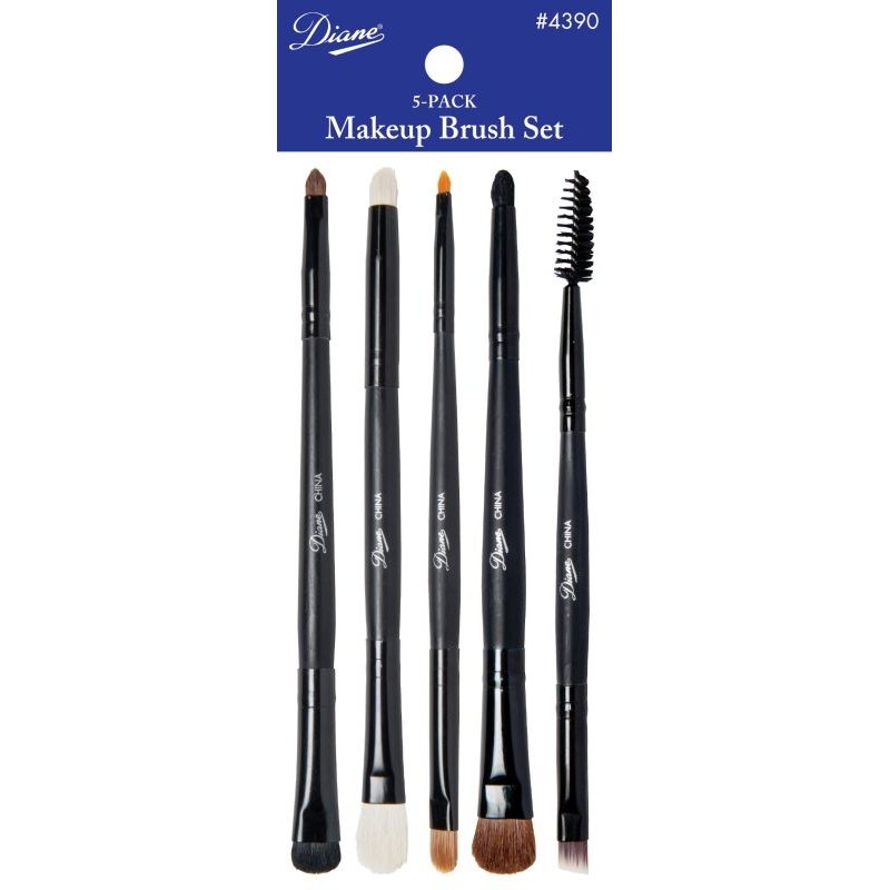 Diane Double-Sided Make-Up Brush Set, 5/Pack