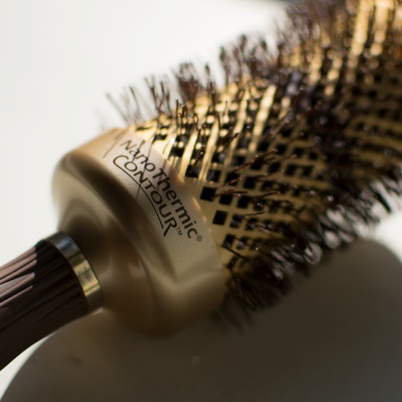 Olivia Garden NanoThermic Ceramic + Ion Contour Brush, 22mm - Image 6