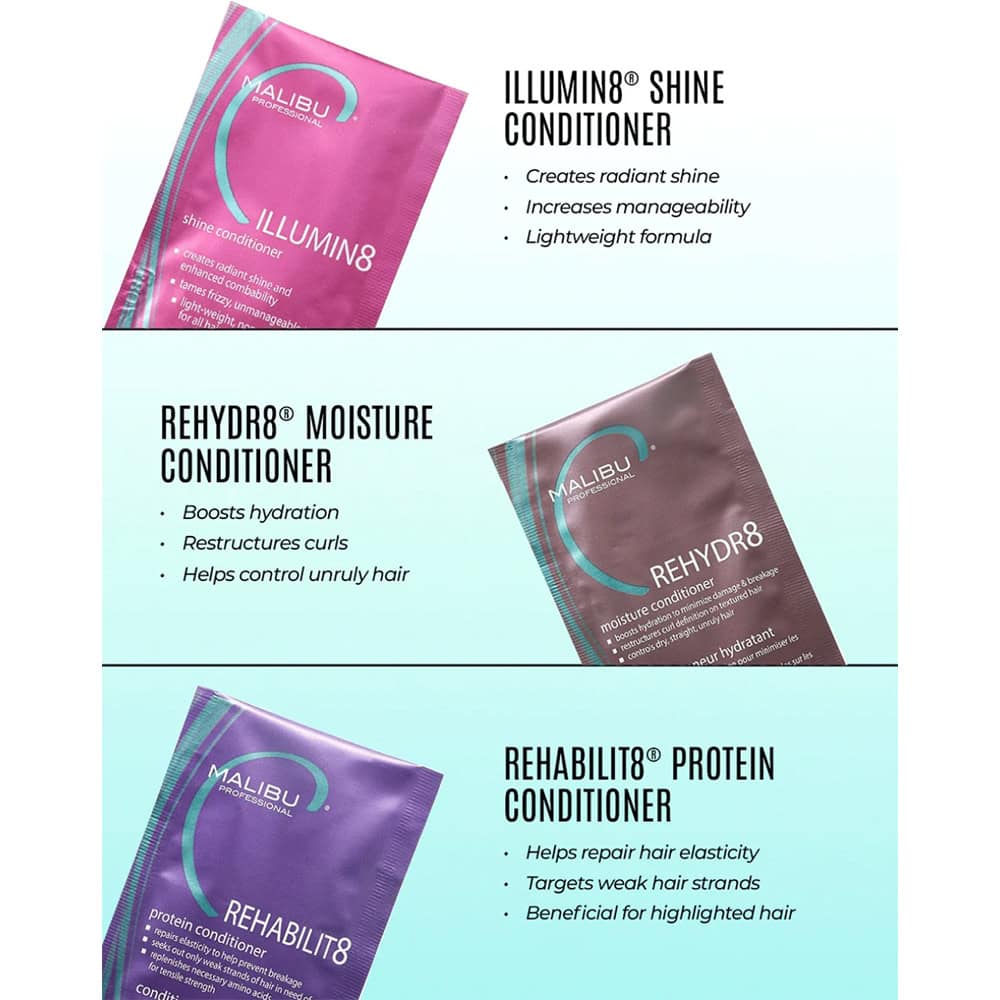 Malibu C REHYDR8 Moisture Conditioner, 1 Litre - Image 2