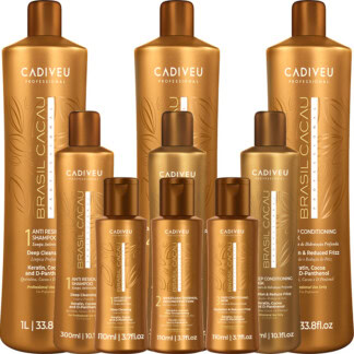 Brasil Cacau Brazilian Professional Thermal Kit, 3 Pieces