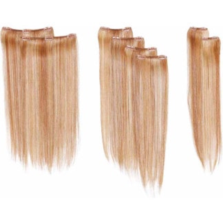 HairUWear Hairdo Straight Extension Kit, Synthetic Hair, 16 inch, 8 Pieces