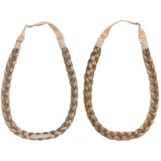 HairUWear Hairdo French Braided Headband, Synthetic Hair