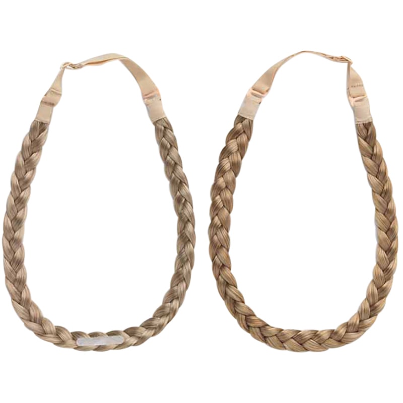 HairUWear Hairdo French Braided Headband, Synthetic Hair
