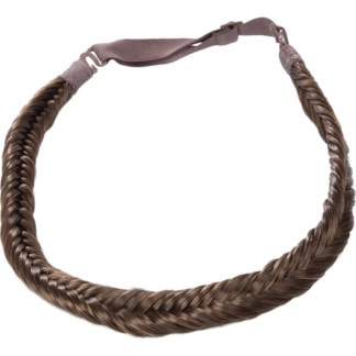 HairUWear Hairdo Fishtail Braided Headband, Synthetic Hair
