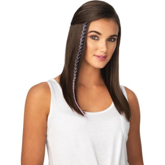 HairUWear Hairdo Metallic Braided Extension, Synthetic Hair, 20 inch