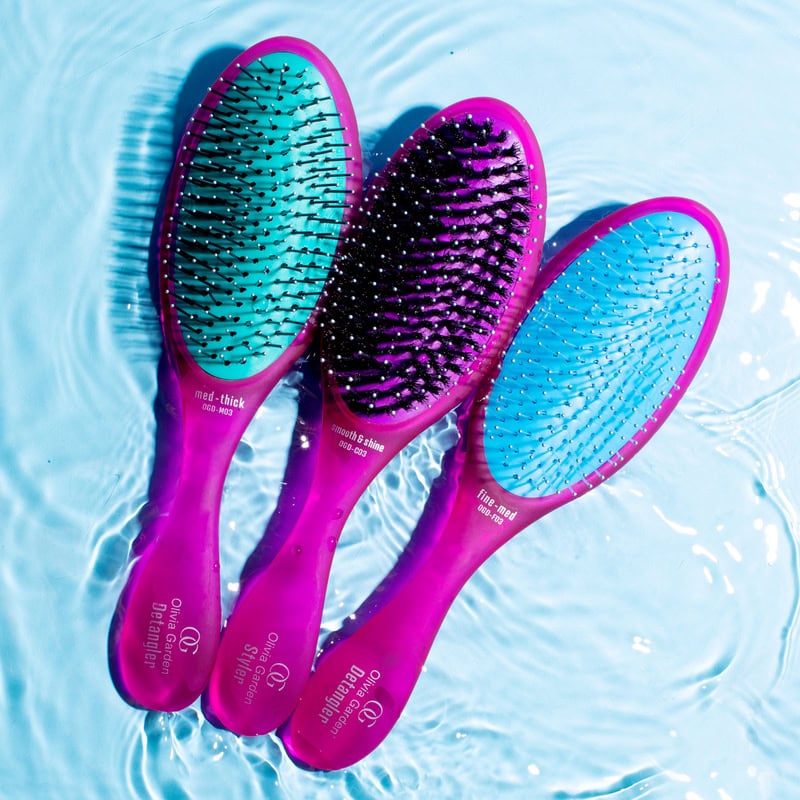 Olivia Garden OG Brush Smooth & Shine Styler Display: 16 Brushes & Stand - Image 6