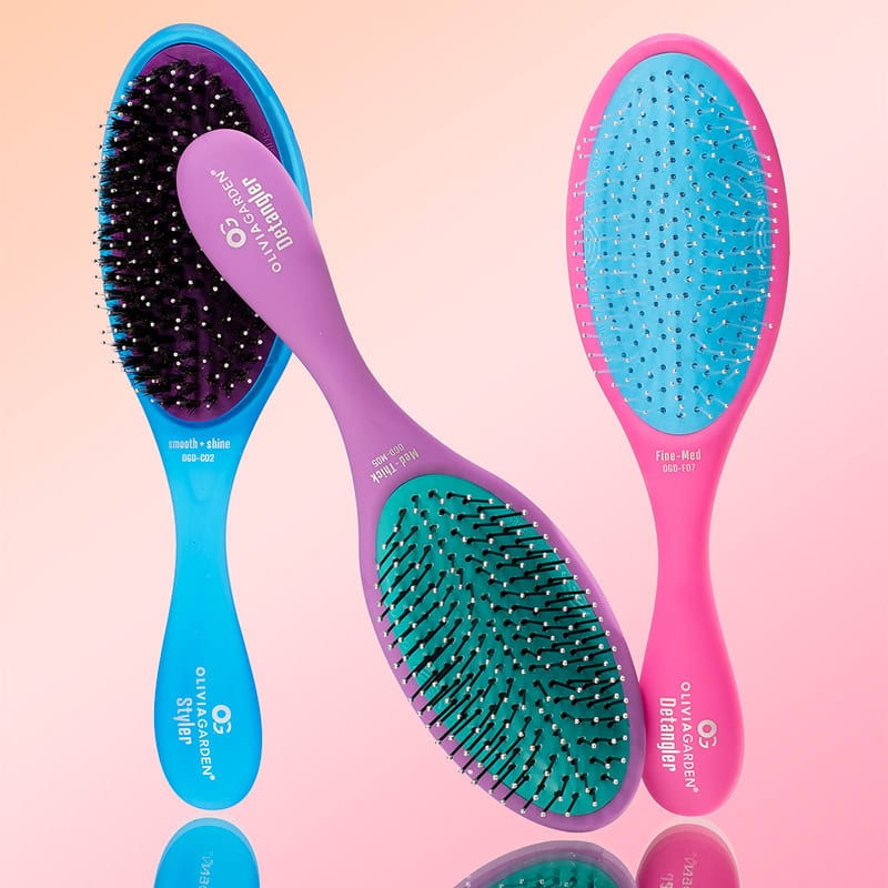 Olivia Garden OG Brush Smooth & Shine Styler Display: 16 Brushes & Stand - Image 8