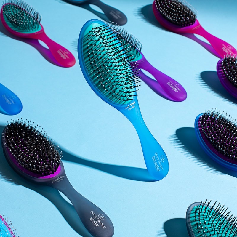 Olivia Garden OG Brush Smooth & Shine Styler Display: 16 Brushes & Stand - Image 10