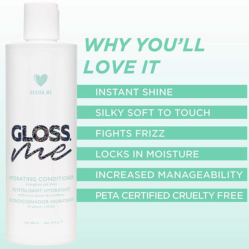 DESIGN.ME GLOSS.ME Hydrating Conditioner, 300ml - Image 10