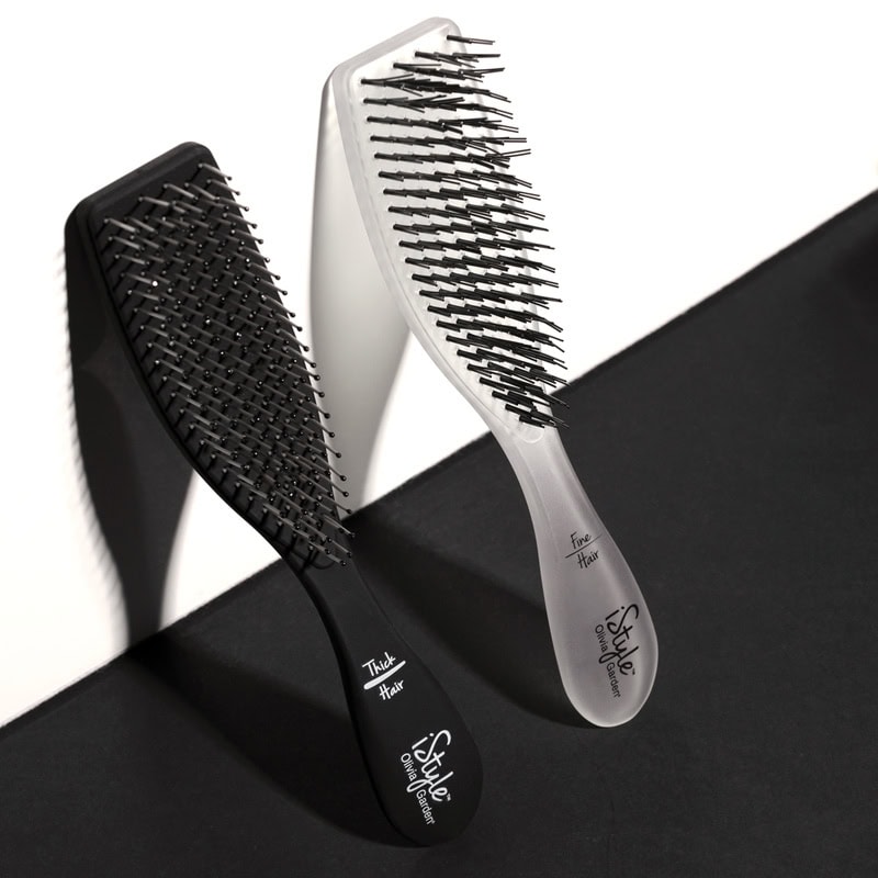 Olivia Garden iStyle Hair Memory Flex Brush Display: 12 Brushes & Stand - Image 8