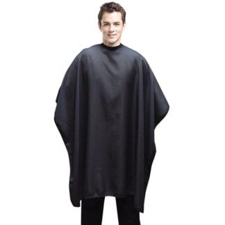 Barber Cape Black Pinstripes, Studs