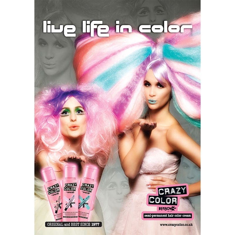 Crazy Color A3 Poster