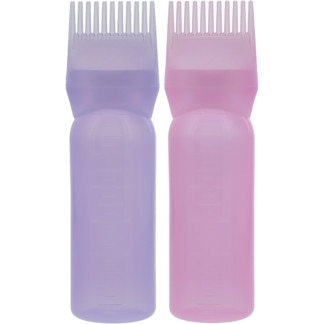 Applicator Bottle with Plastic Comb for Streaks & Highlights, Assorted Colours, 177.4ml