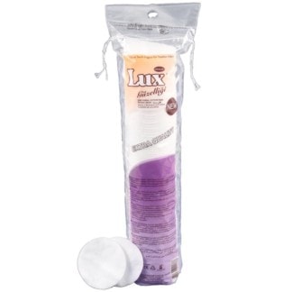 Lux 100% Cotton Disc Make-Up Pads Smooth, 100/Pack