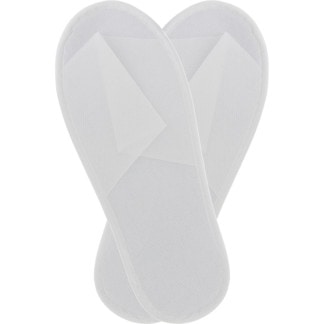Disposable Slippers Non-Woven, Pair, White
