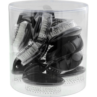 Palm Scalp Massager Brushes, Black, 12/Bin