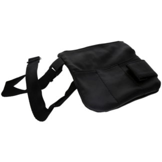 Beauty Carry Waist Wrap Vinyl, Holds 4 Tools, Black, Empty