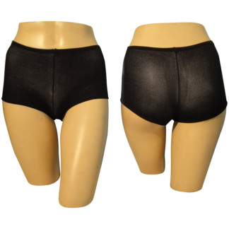 Disposable Stretch Boxer Shorts 100% Nylon Black, 20/Pack