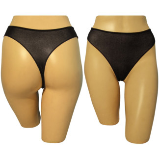 Disposable Stretch G-String 100% Nylon Black, 20/Pack