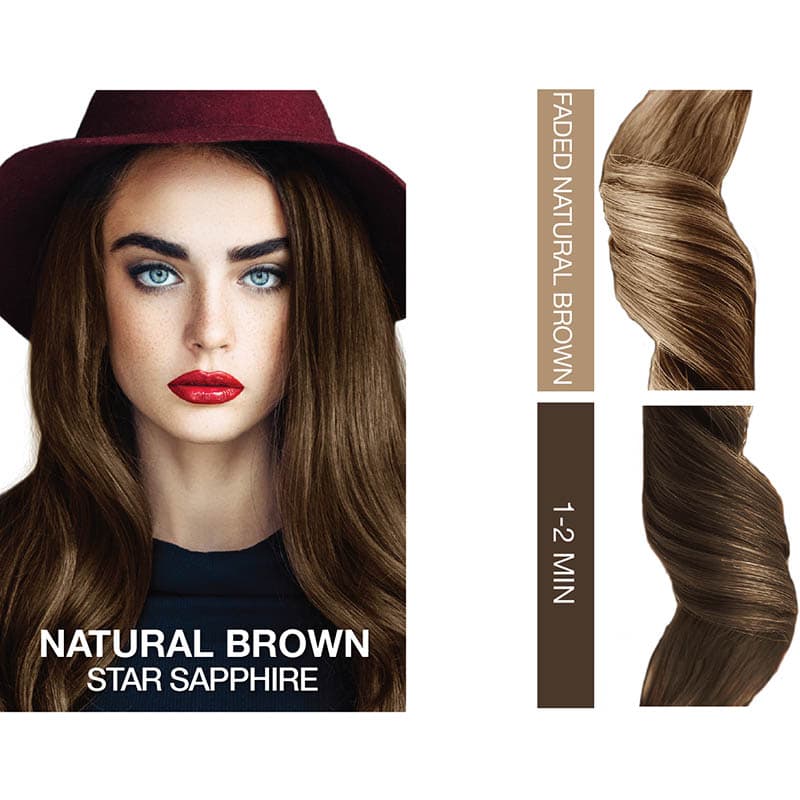 Celeb Luxury Gem Lites Colorditioner with BondFix, Star Sapphire Natural Brown, 244ml - Image 2