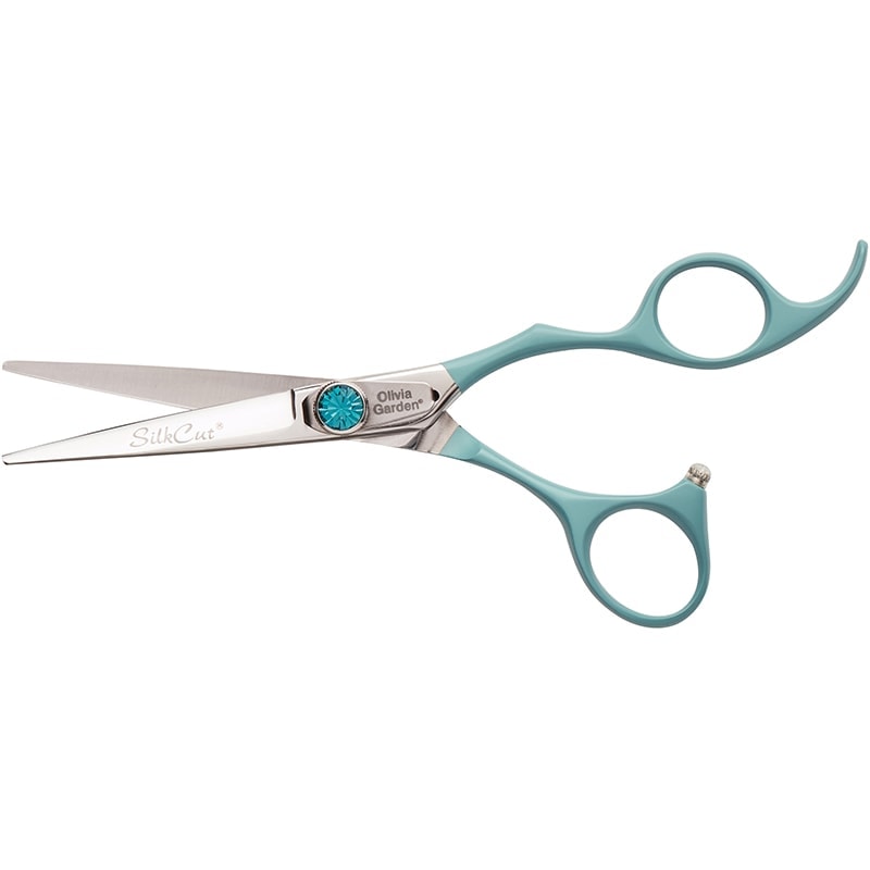 Olivia Garden SilkCut Offset Oasis Collection: Scissor (5.0 inch), Thinner (6.0 inch) & Case - Image 3