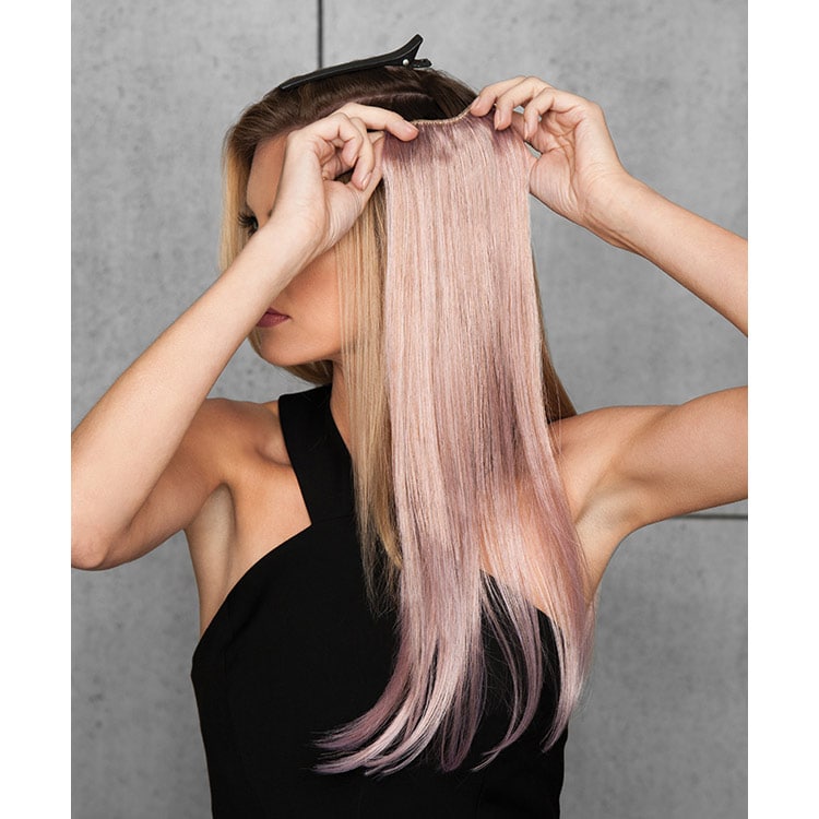 HairUWear Hairdo Straight Colour Extension Kit, Synthetic Hair, 23 inch, 6 Pieces - Image 3