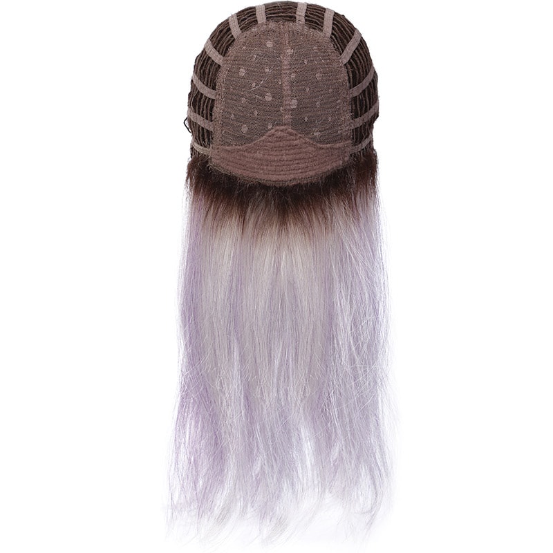 HairUWear Hairdo Wig Fantasy, Synthetic Hair - Lilac Frost (Grey, Purple) - Image 5