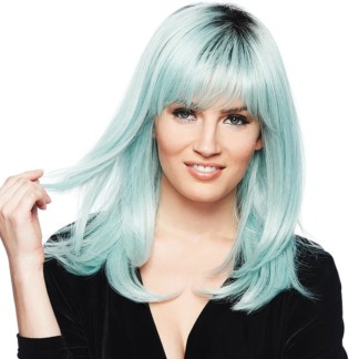 HairUWear Hairdo Wig Fantasy, Synthetic Hair - Mint To Be (Mint Green)