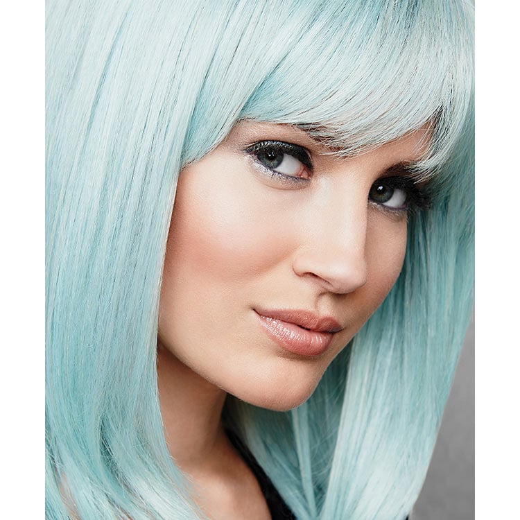 HairUWear Hairdo Wig Fantasy, Synthetic Hair - Mint To Be (Mint Green) - Image 5