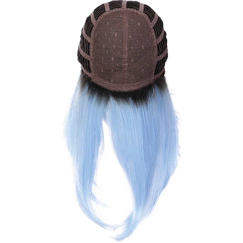 HairUWear Hairdo Wig Fantasy, Synthetic Hair - Out Of The Blue (Rooted, Light Blue) - Image 5