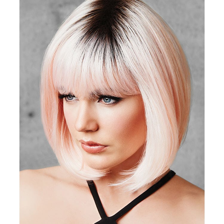 HairUWear Hairdo Wig Fantasy, Synthetic Hair - Peachy Keen (Rooted, Peach) - Image 5