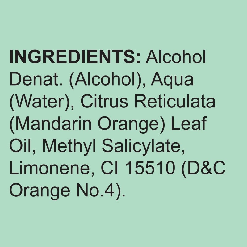 Kaeso Pedicure Mandarin Spritz Foot Hygiene Spray, 195ml - Image 2