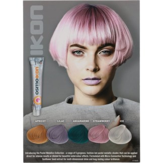 OSMO IKON Professional Hair Colour Pastel Metallics Strut Card