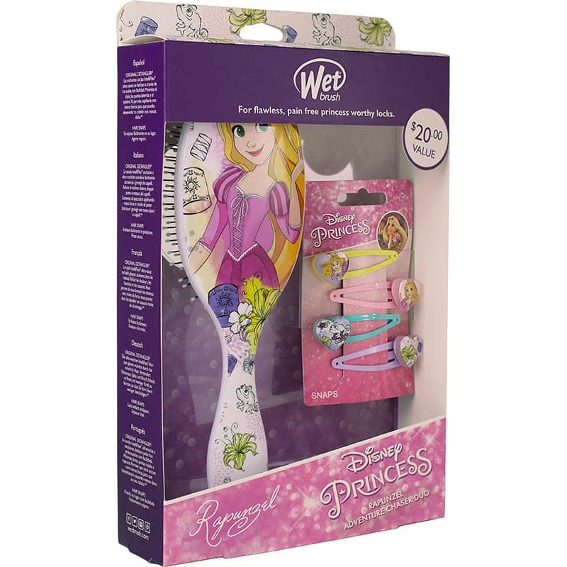 WetBrush Disney Rapunzel Tangled Styling Set, Brush & 4 Clips - Image 6