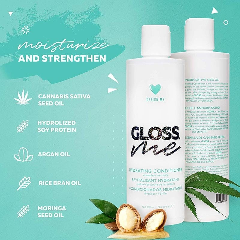 DESIGN.ME GLOSS.ME Hydrating Conditioner, 300ml - Image 4