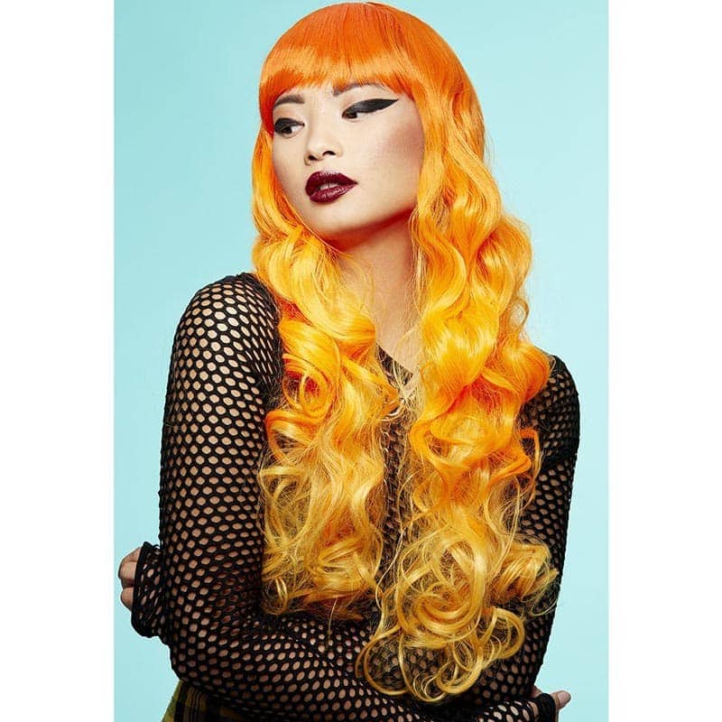 Manic Panic Long Cut Siren™ Synthetic Hair Wig - Psychedelic Sunrise™ - Image 3