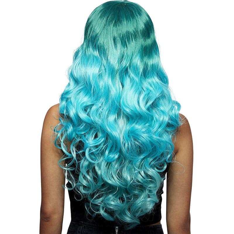 Manic Panic Long Cut Siren™ Synthetic Hair Wig - Mermaid™ Ombre - Image 2