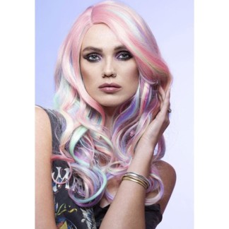 Manic Panic Long Cut Queen Bitch™ Synthetic Hair Wig - Unicorn Dreams™