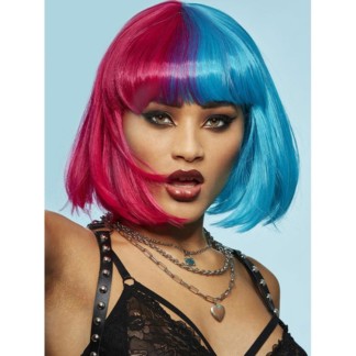 Manic Panic Short Cut Glam Doll™ Synthetic Hair Wig - Blue Valentine™