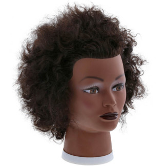 Mannequin Head with 100% Human Ethnic Hair