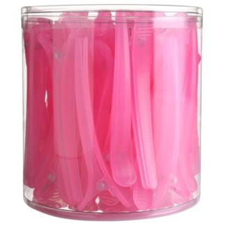 Sectioning Clips Tub, Pink Candy Colour, 10cm, 46/Tub