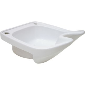 Basin Ceramic LZ01, Large Waste Hole, White