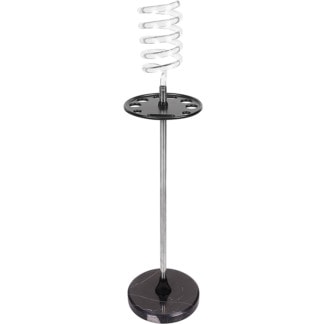 Dryer Holder with Tray, Standing, Clear Acrylic