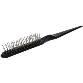 Teasing Brush with Metal Pins, Black